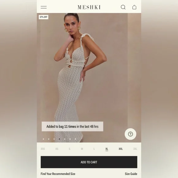 Meshki Lace Maxi Dress - White - Picture 4 of 5